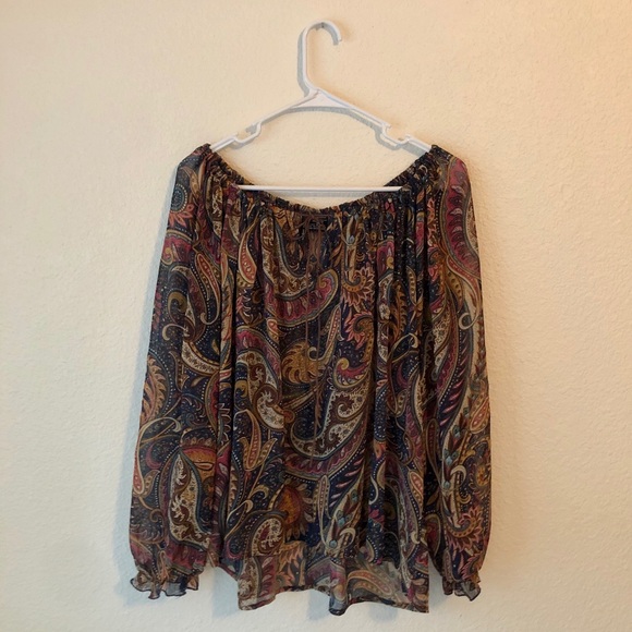 Fire Los Angeles Tops - Fire Los Angeles Sheer Multicolored Blouse